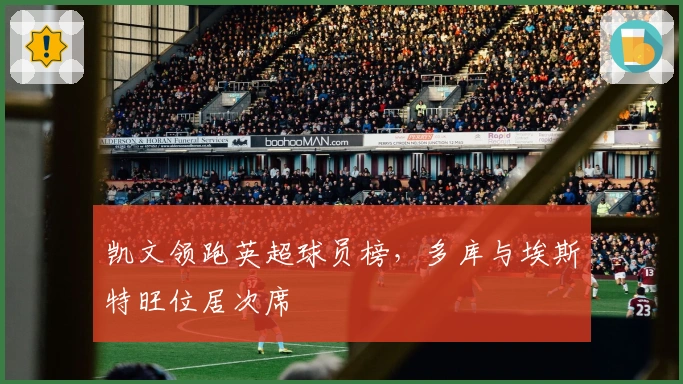 凯文领跑英超球员榜，多库与埃斯特旺位居次席